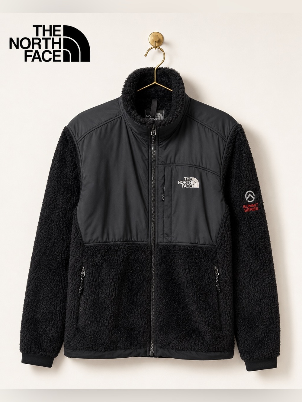 The North Face Summit Series Polartec Black Fleece Jacket Women’s Small